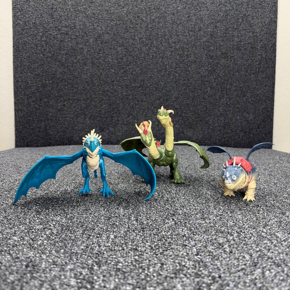 Spin Master How To Train Your Dragon Action Figure Lot 3pc Multi good Viking